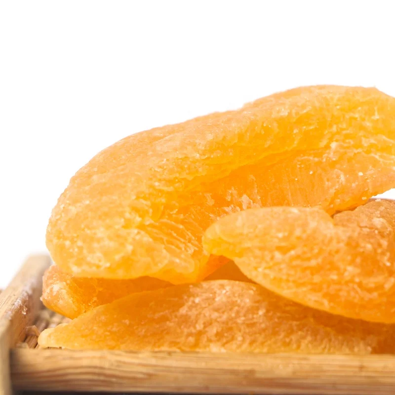 Wholesale 110g dried fruits Canned more hygienic loose candied fruits yellow peach dried peach healthy snack dried yellow peach