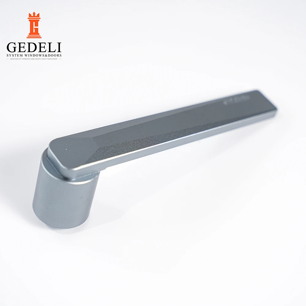 New Arrival Luxury Aluminum Alloy Door Window Handle Casement Push Window Handle Aluminum Alloy Glass Luxury Door Handle