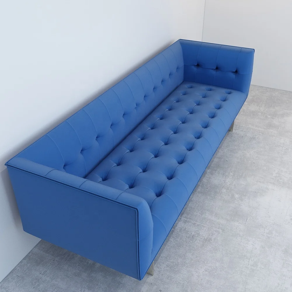 New Design Luxury blue velvet fabric Sofa Furniture living room sofa