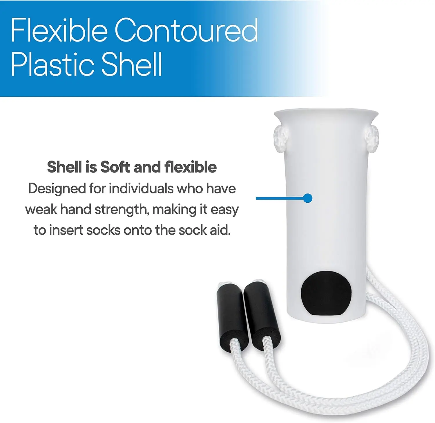 Factory Direct Sale Competitive Price Socks Helper With Long Foam Handles Dress Easy On Easy Off Sock Aids For Putting On Socks