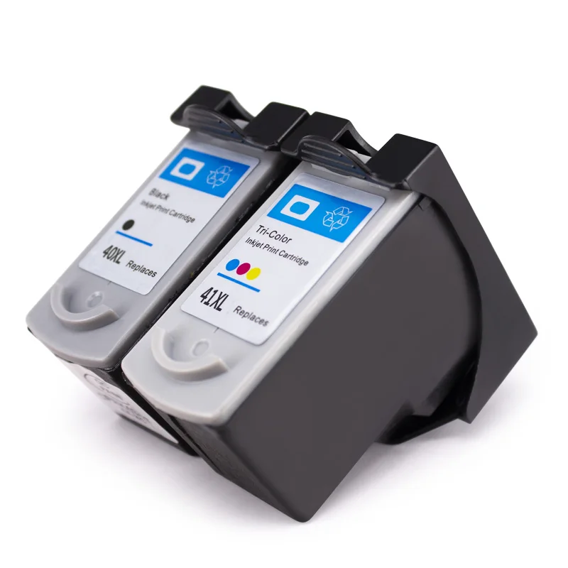 Remanufactured ink cartridge pg40XL cl41XL PG40 CL41 for Pixma MP140//145/150/160/170/180/190/198/210/220/228/450/450X /460/470