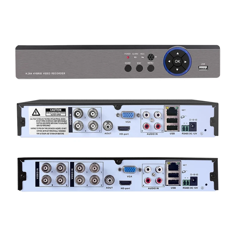 4CH 8CH 4K 8MP CCTV AHD DVR H.265 8 Channel 5MP  Digital Video Recorder Hybrid 8MP NVR Network Recorder XMEye 6 IN 1