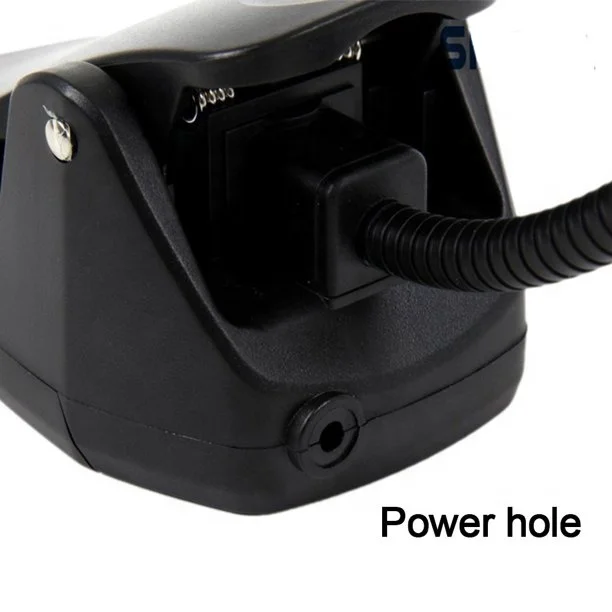 Flexible 9 LEDs Clip-On Orchestra Music Stand Piano Lamp Light with US Adapter (Color: Black)