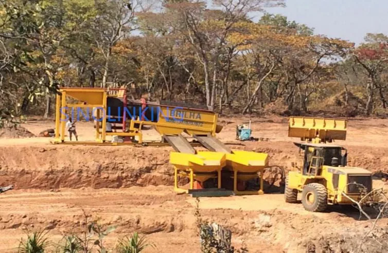 Diamond and Gemstone Mining Equipment mobile gold and diamond washing machine