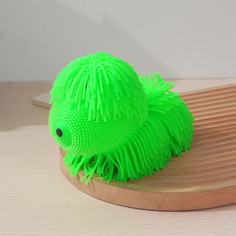 Хорошее качество мягкие силиконовые игрушки для сжимания густые длинные волосы кошка tpr детей