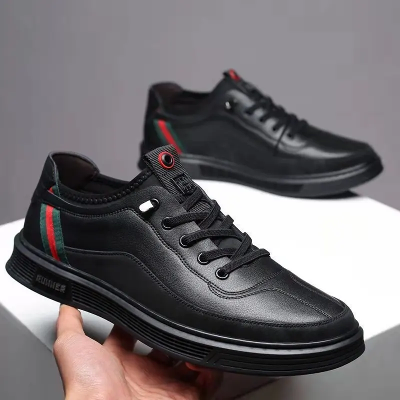 Chinese footwear manufacturer running outdoor Breathable water proof lightweight men pu shoes