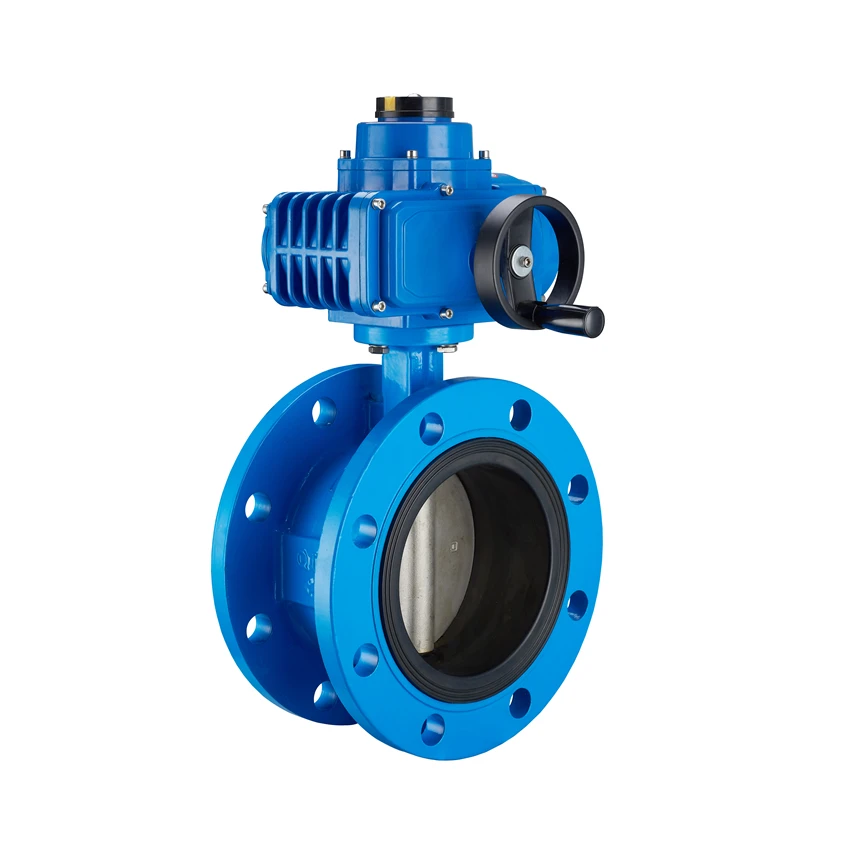 Tyco Valve Factory Wafer Flanged Electric Butterfly Valve