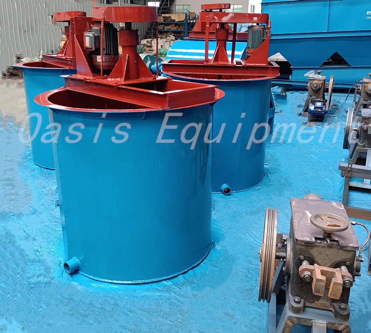 Agitated Leaching Tank for Mineral Mixing Agitator Carbon Steel/Stainless Steel Flotation Mixer Tank