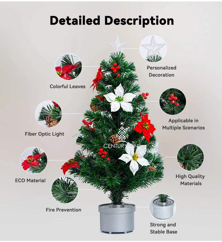 Factory Wholesale HIgh Quality Full PVC decorative christmas trees