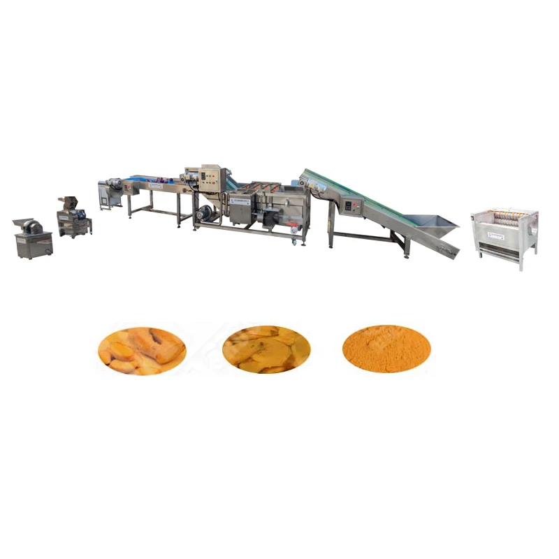 High Capacity Semi-Automatic Red Pepper Flour Production Line Single