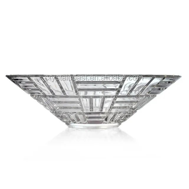 Wholesale pressed clear glass salad plates