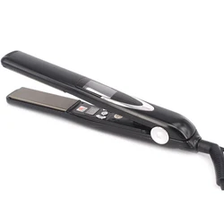 110-240V Dual Voltage Salon Plancha de cabello Hair Straightener Titanium Flat Irons 470 degrees