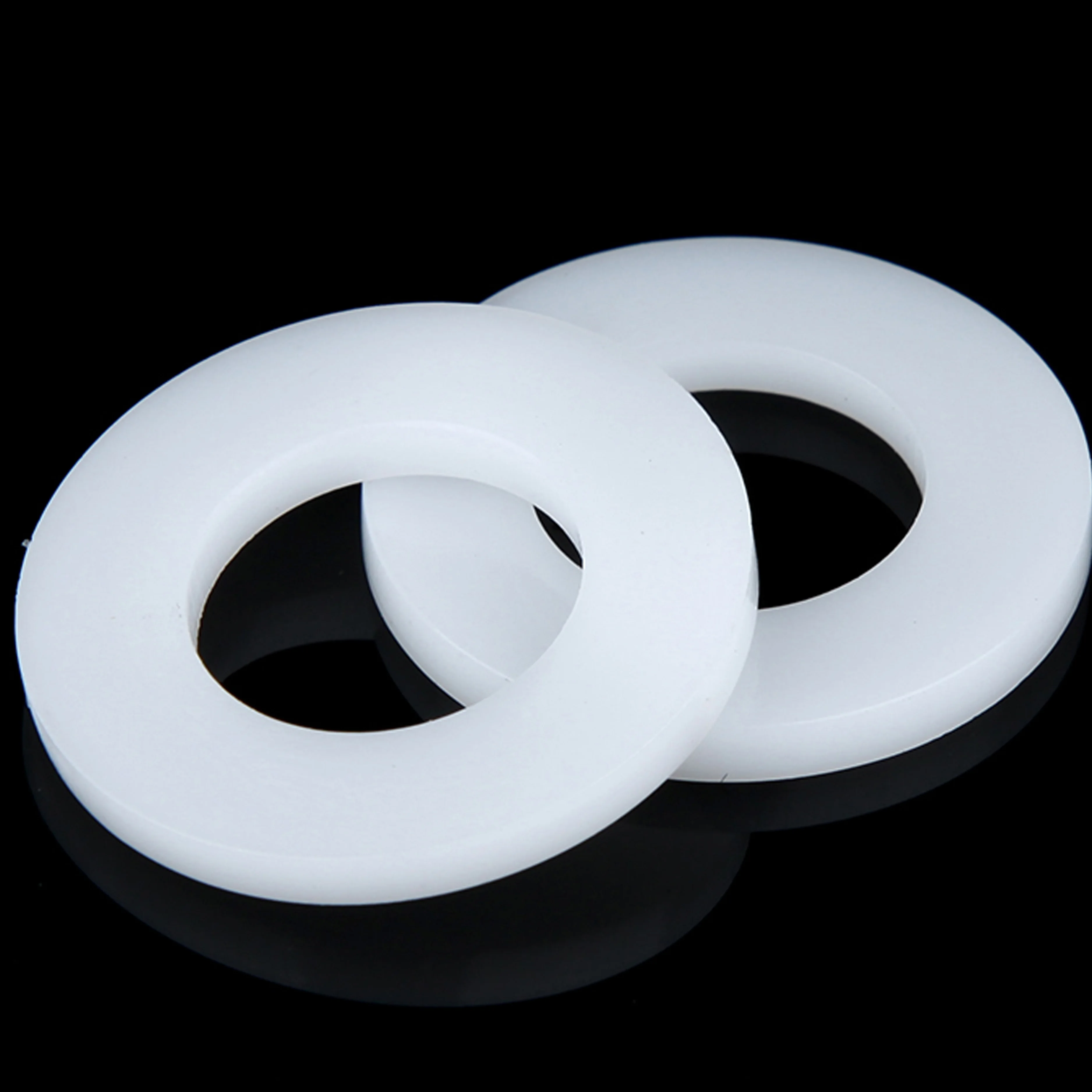 Washer Manufacture 2mm 3mm 4mm 5mm Plastic  Plain Shim Nylon White Washers Round Flat Gasket