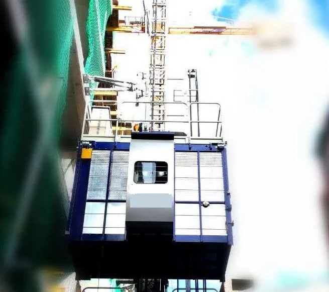 SC200/200 2ton elevator construction hoist for building lifting materials and passengers