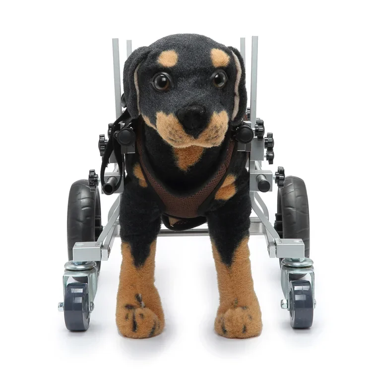 Dog Wheelchair Pet Hind Limb Disability Paralysis Rehabilitation Wheelchair Animal Auxiliary Bracket Four-Wheeled Scooter