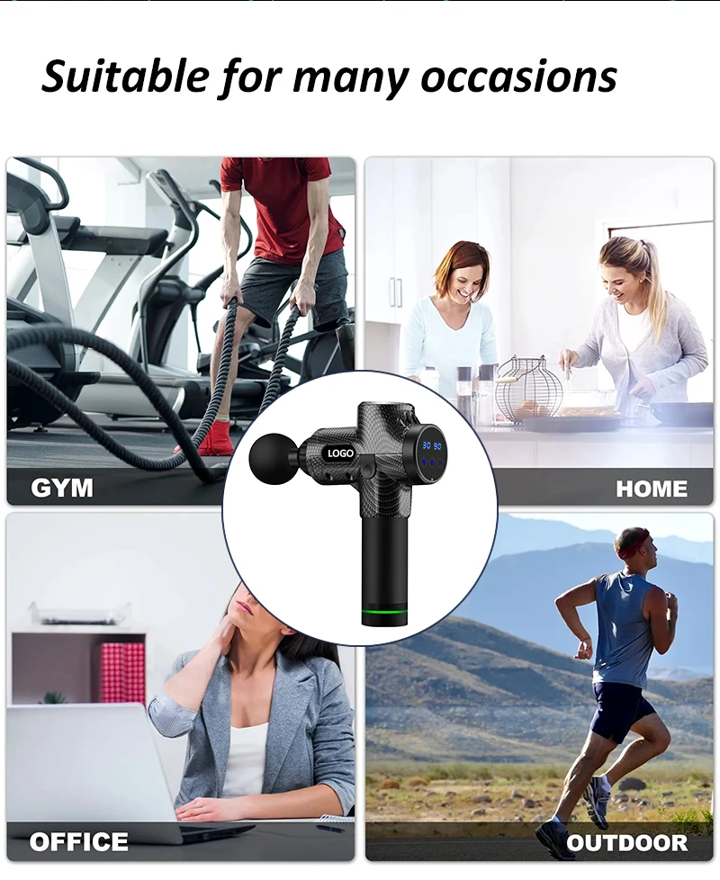 30-Speed Professional Full Body Massage Gun Deep Tissue Relief with Soothing Whacking Vibration Brushless Motor