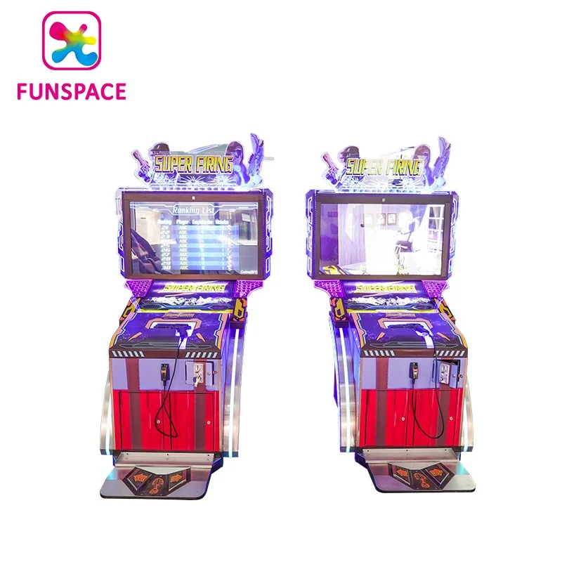 Funspace Super Firing Shooting Simulator Arcade Game Machine Support Online Competition Multiple Role Selection Shooting Machine
