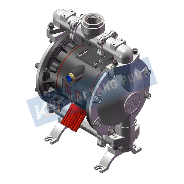 Import And Export 1 1/4 Inch Stainless Steel 304 Material Pneumatic Double Diaphragm Pump Small
