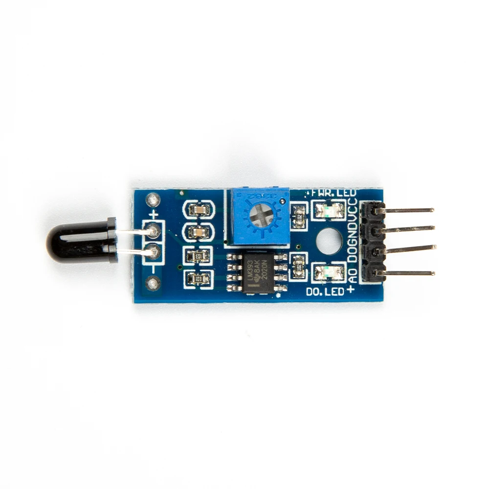IR Flame Sensor Module Detector 4Pin Temperature Detecting Sensor Module
