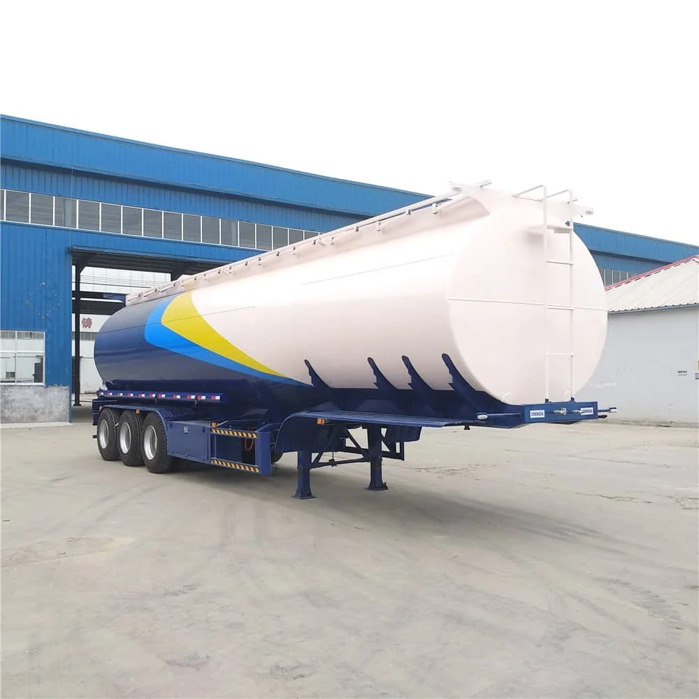 Aluminum Stainless Steel Carbon Steel 45000 Litres 50000L Oil Tanker Semi Trailer