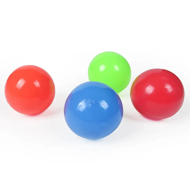 
TikTok Hot Decompression Fidget Toys 4.5cm Glow in the Dark Anti Stress Wall Ceiling Magic Sticky Ball 