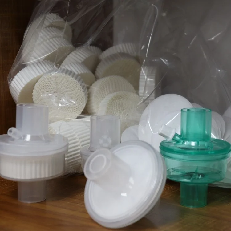 Corrugated paper roll for  breathing system  HMEF