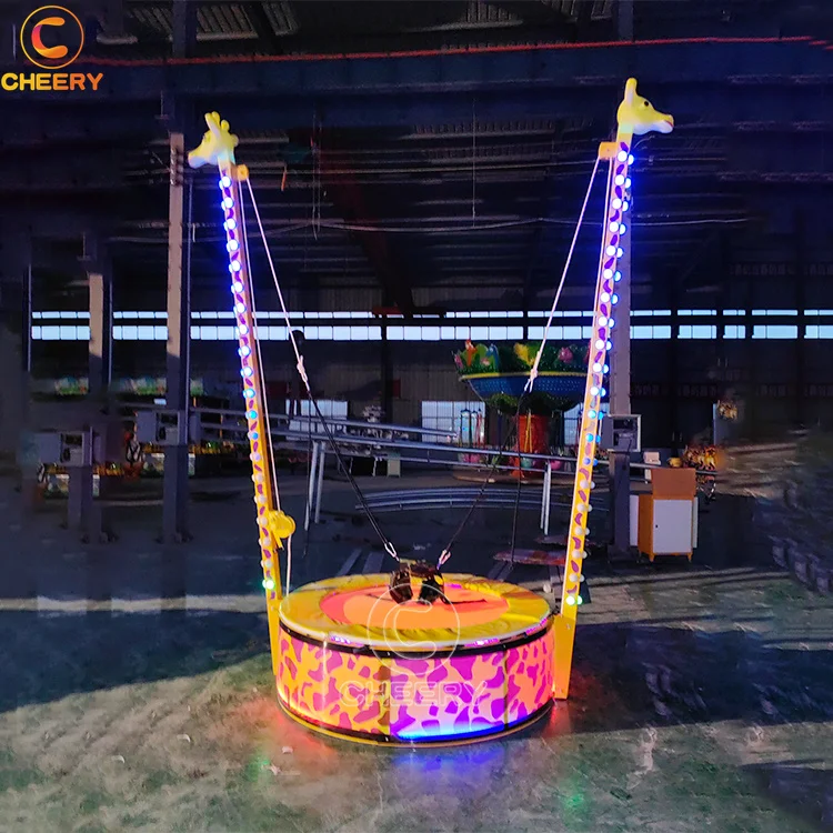 Мобильный квадратный парк аттракционов аттракционы детские спортивные игры одиночный маленький пружинный батут для прыжков на продажу