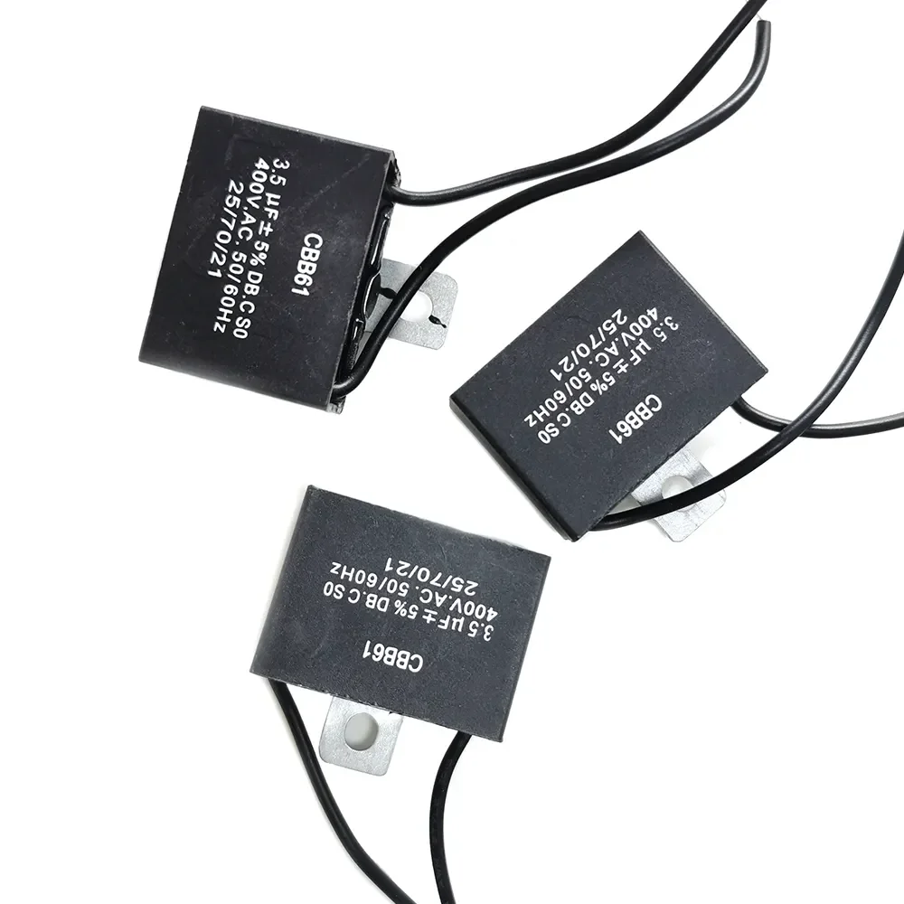 1.0/1.2/1.5/1.8/2.0/2.5/3.5/4.0 Uf Ac Capacitor For Exhaust Fan Motor Run