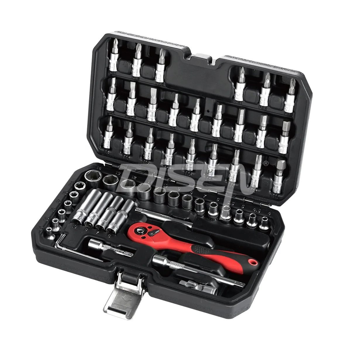 57pcs Automotive Tool Set Other Vehicle, Screw Driver Set Tools With Case,Home Hex Tools Bits Set Box