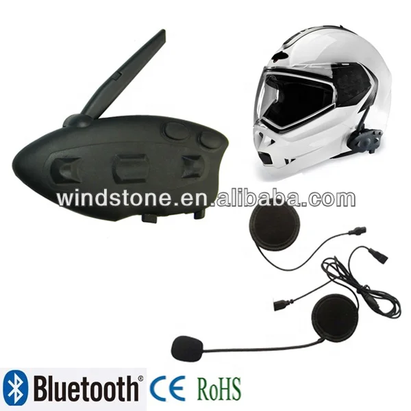 
New Arrival Interphone Blueooth Handsfree Motorcycle Headphones more than 500 meters intercom headset can connect with mobile 