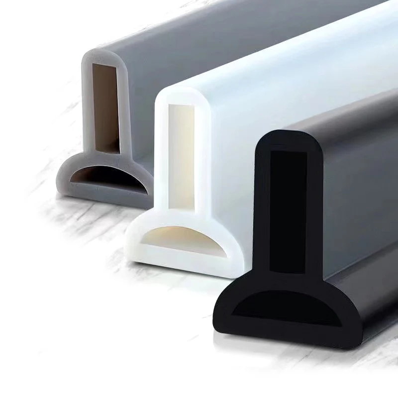Custom Flexible Silicone Waterproof Strip Toilet Bathroom Kitchen Countertop Self-adhesive Waterproof Strip