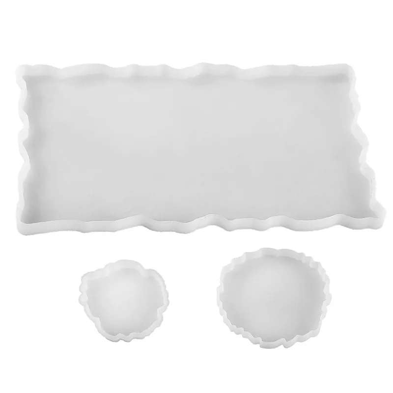 DIY Low Cost HANDMADE Epoxy Resin Fruit Plate Tea Plate Crystal Coaster Silicone Mold glue dropping mold