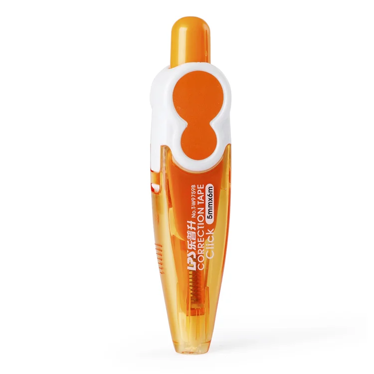 Customization Stationery School Correct Supplies Press Retractable Pen Type Refillable Correction Tape No.T-W9759B