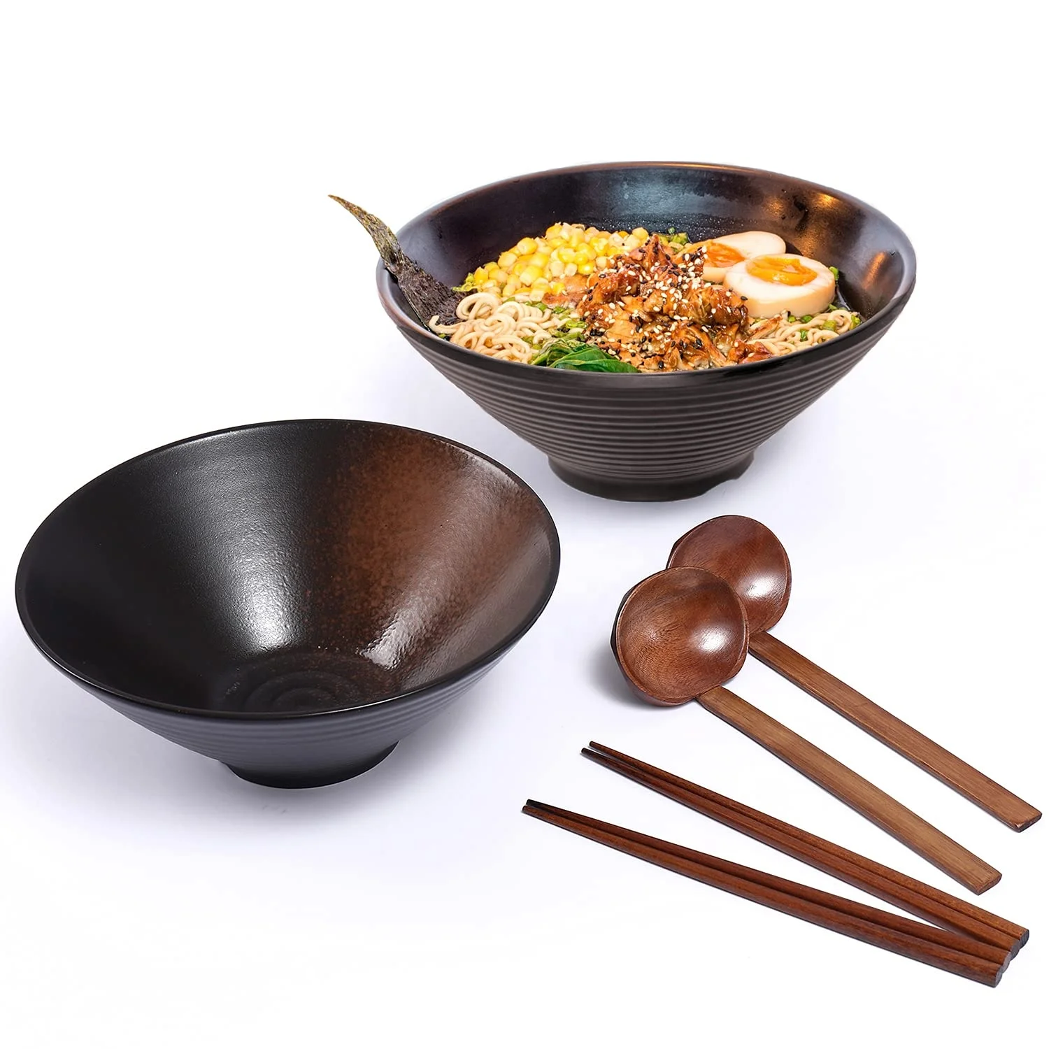 9.05 Inch glazed ceramic ramen bowl ramen bowl set japanese ramen bowl porcelain