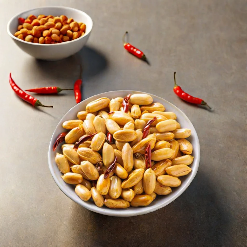 Roasted and Spicy Peanut Kernels Factory Price Wholesale Dried and Fried Halal Snacks