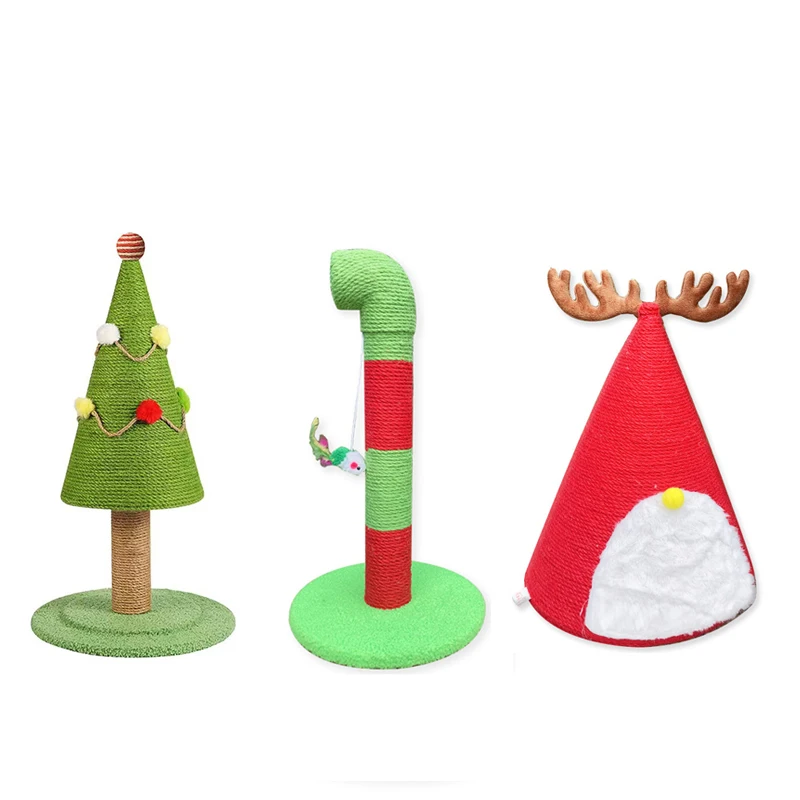 Hot Selling High-quality Manufacturer Plush Cat Tree Large Climbing Frame Cat Tree Christmas Tree Sisal