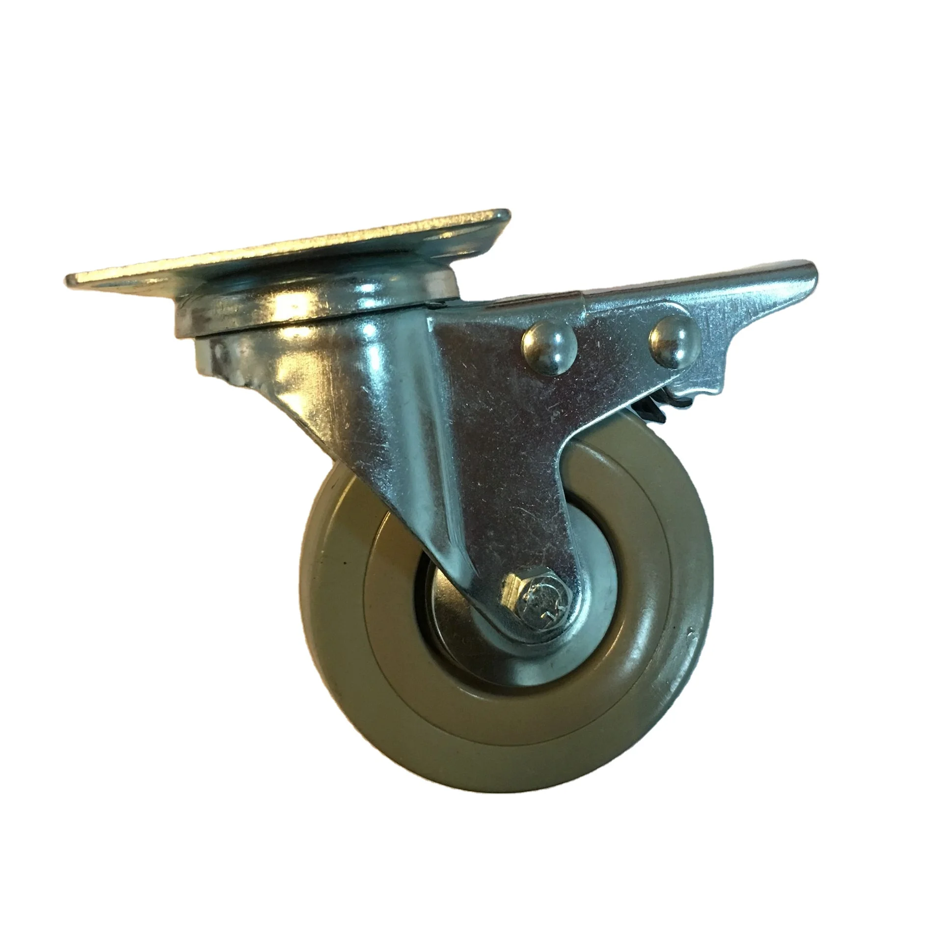 non-marking ball bearing caster wheels with brake