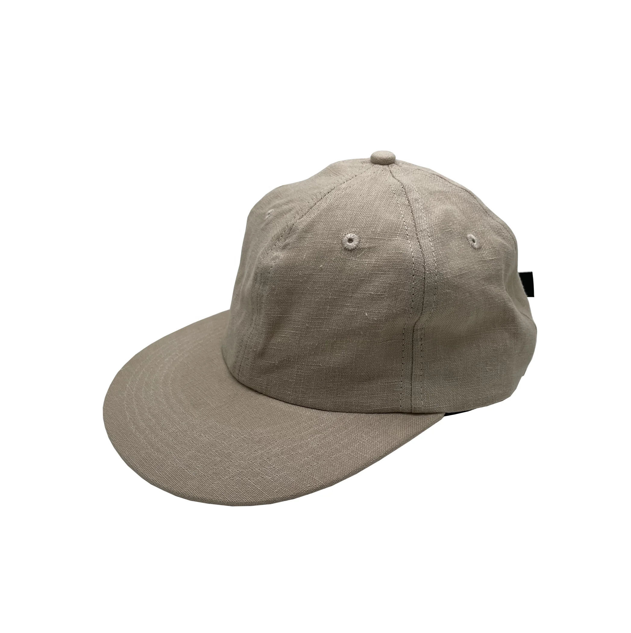 wholesale custom logo available flat brim soft unstructured 100% hemp hat