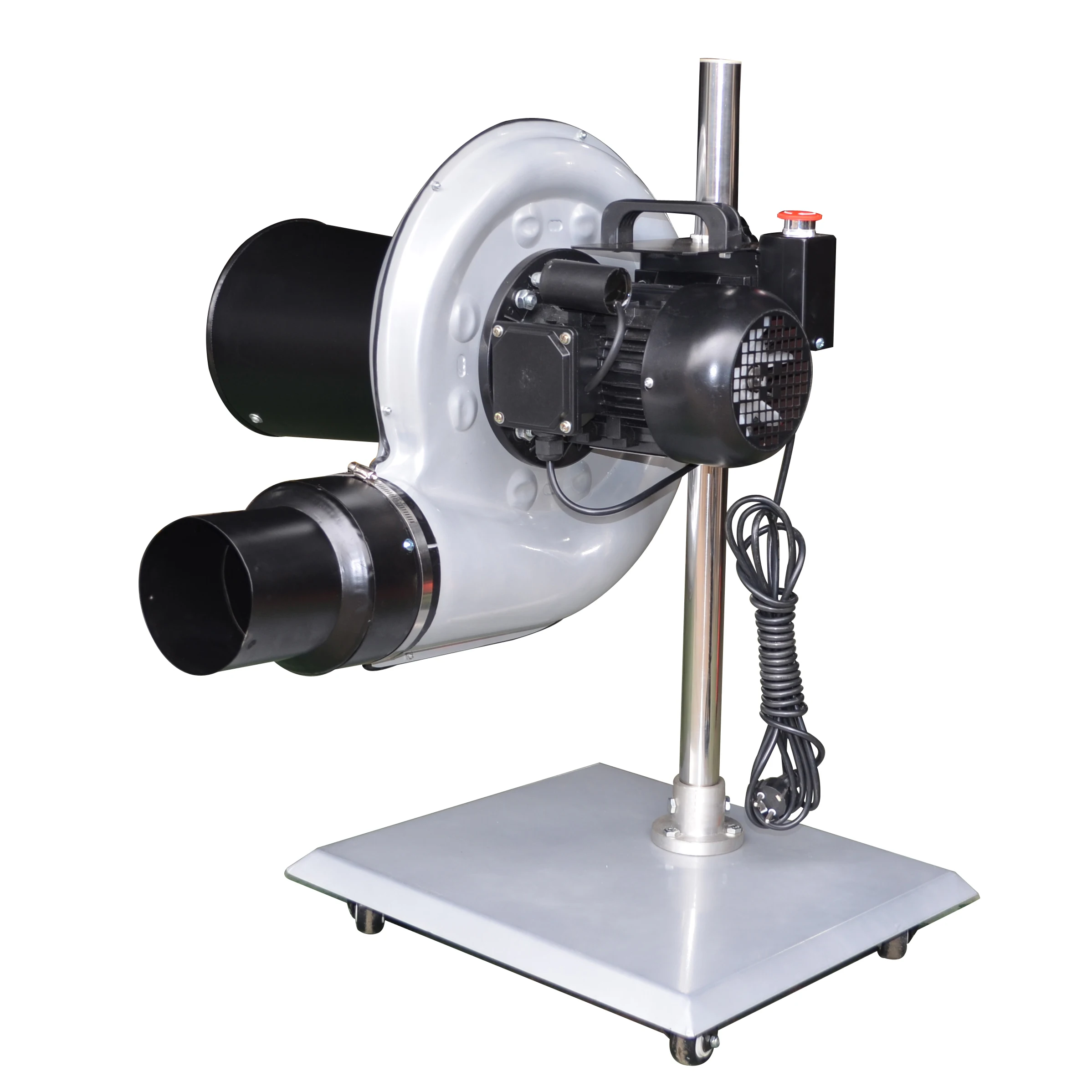 Portable Exhaust Removal for indoor spaces where internal combustion engine operate