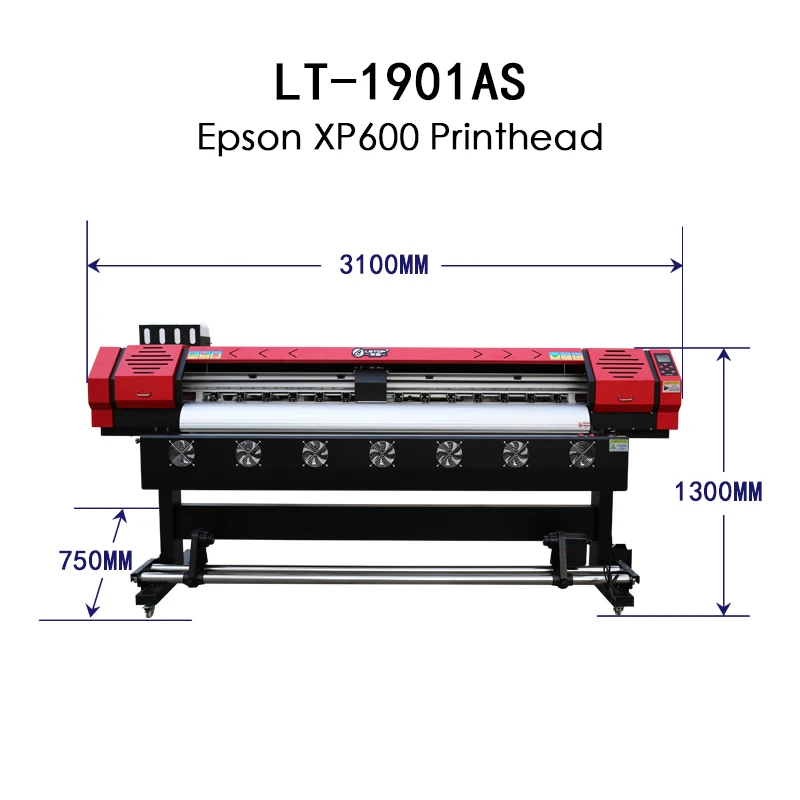  Letop 1901As dx5 xp600 I3200-E1 печатающая головка 6 футов Китай небольшой не наносящих вред окружающей среде
