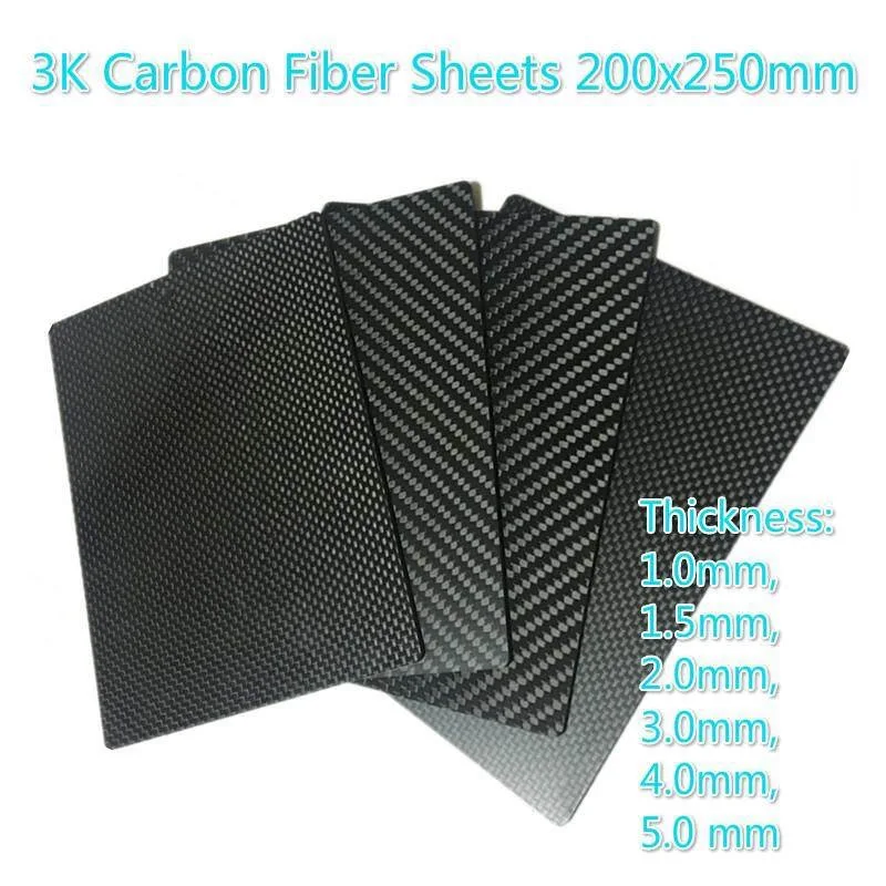 Forged Shred Carbon Fiber Sheet Carbon Fiber Plate Black Color