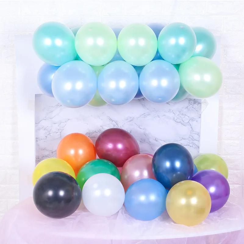 12 inch 2.8g thick matte latex balloon cross-border ins vintage color Morandi style decorative ball wholesale