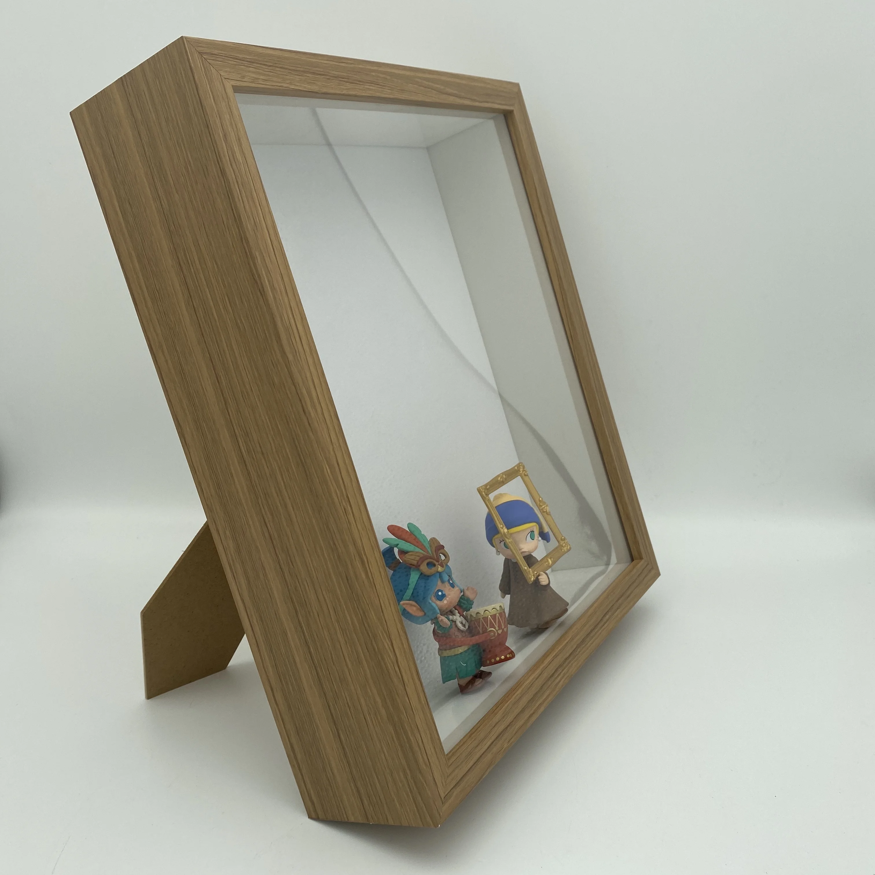 Shadow Box фоторамки для декорирования логотипа Современный Высококачественный заводской изготовленный на заказ 3D индивидуальный самоклеящийся фоторамка MDF