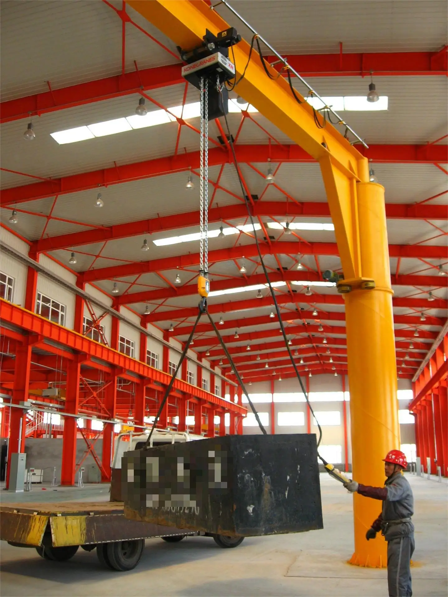 Marine Folding Forklift BZD 0.5 1 2 3 4 5 6 7 8 9 10 Ton Small Mobile Portable Lifting Jib Arm Cranes Crane with Electric Hoist
