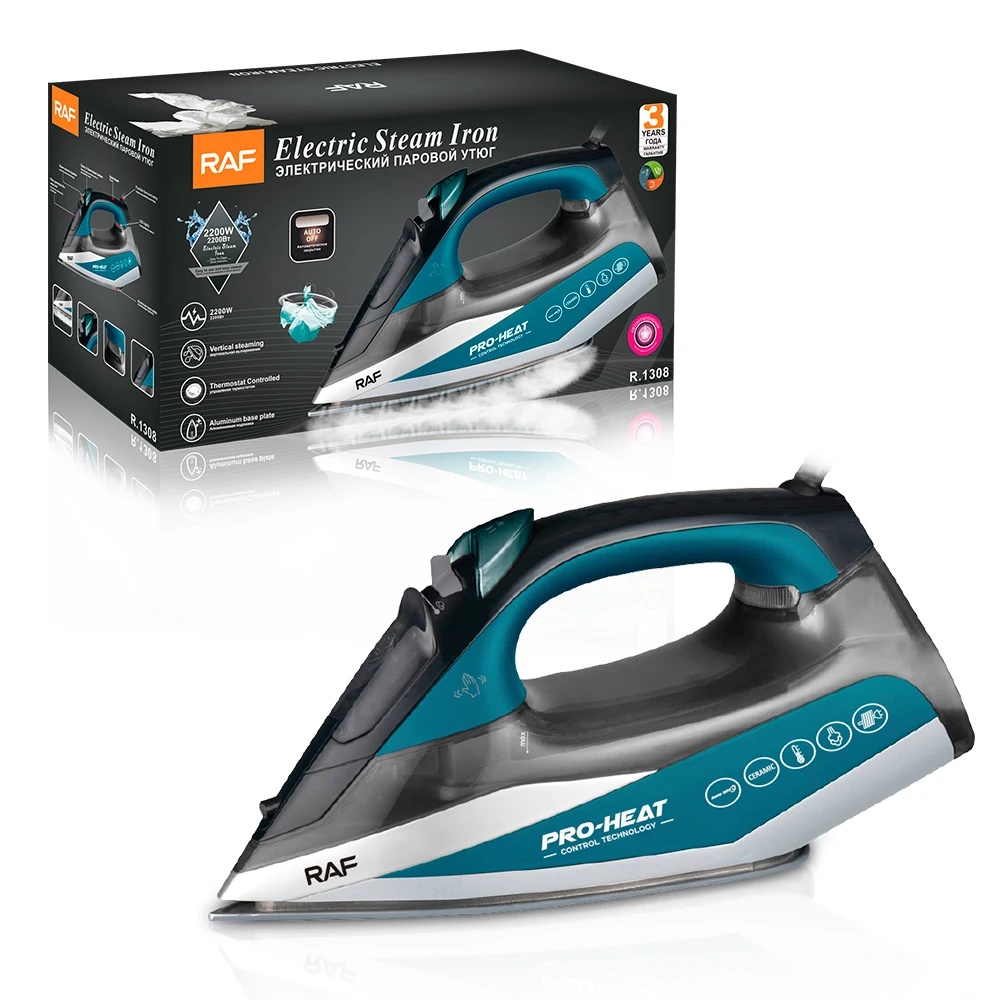 Электрический паровой утюг RAF с автоматическим выключением