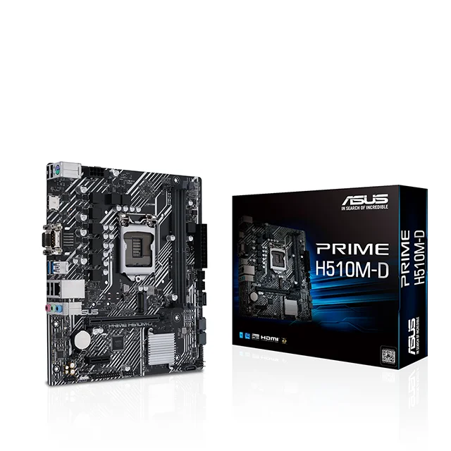 (ASUS) PRIME H510M-D материнская плата поддерживает процессор 11600KF/11400F/10600KF/10400F B560/LGA 1200