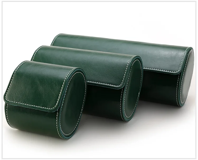 Hot Selling Luxury Leather Watch Storage Box Custom LOGO Travel Watch Roll Packaging Case for Fashionable Wrist Watches