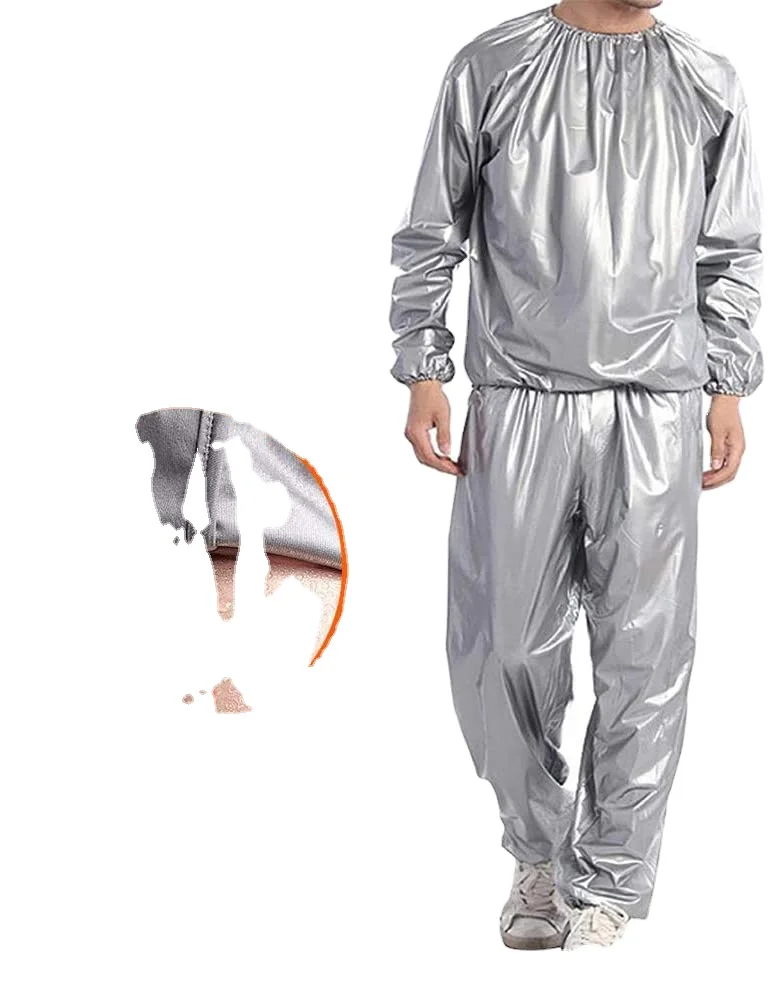 Мужская одежда для коррекции фигуры, костюм для сауны с горячим потом, рубашка для похудения, куртка для похудения