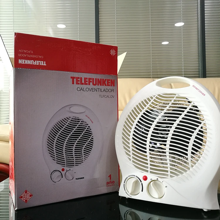 220V-240V 1000/2000W Shape Integral Carry Handle Room Heater ABS 2000W Material Cool White PTC Bathroom Heater Indoor Usage