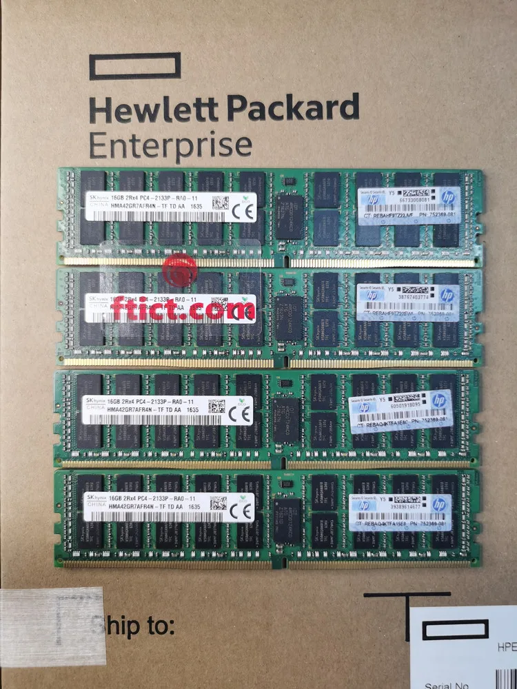 16GB DDR4-2133  MEMORY HPE 726719-B21 752369-081